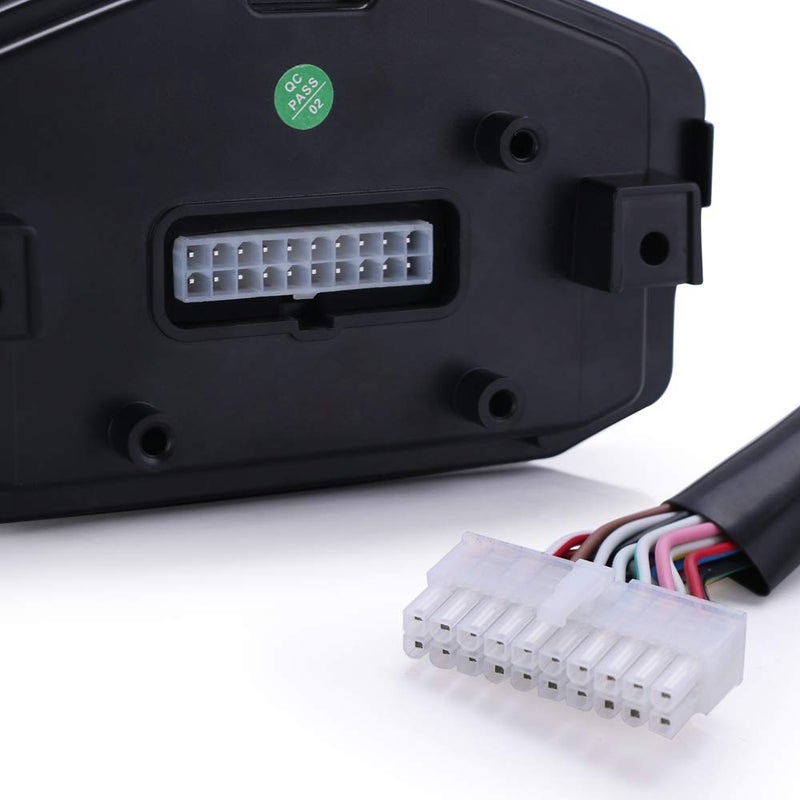 PACEWALKER عداد سرعة LED LCD عالمي للدراجات النارية PACEWALKER مع إضاءة خلفية لأسطوانات 1 و2 و4 لهوندا ودوكاتي وكاواساكي وياماها (يتطلب تركيب احترافي) - Image 5